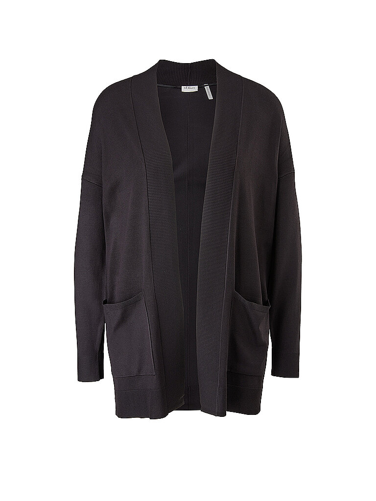 S.OLIVER BLACK LABEL Strickjacke schwarz | 36